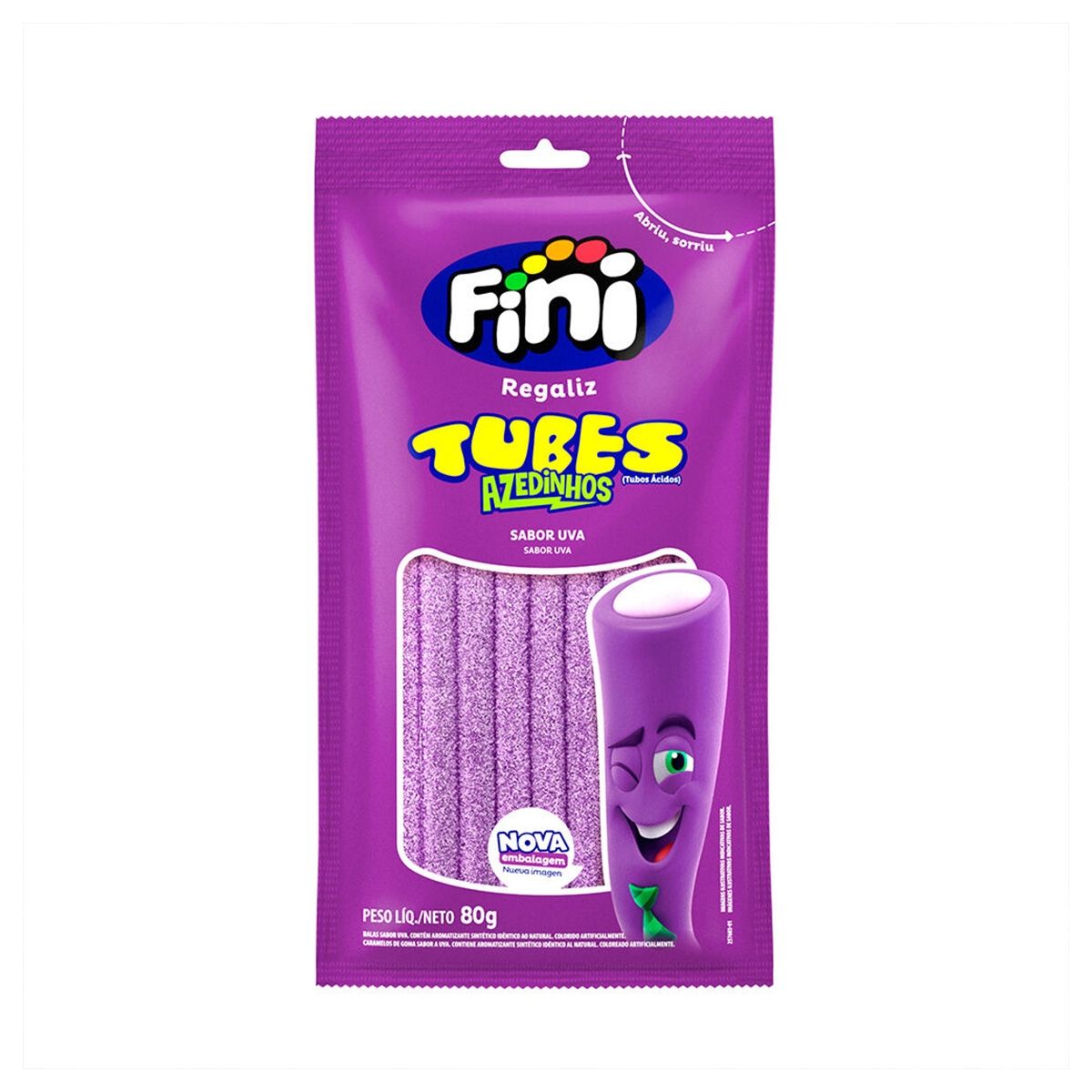 Fini Tubes Uva Azedinhos 80g