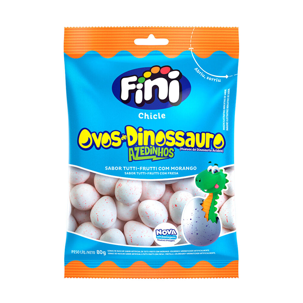 Fini Ovos de Dinossauro Azedinhos 80g