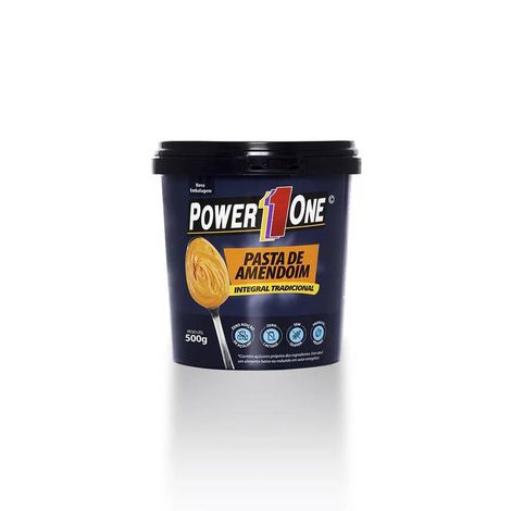 Pasta de Amendoim Integral 500g - Power One