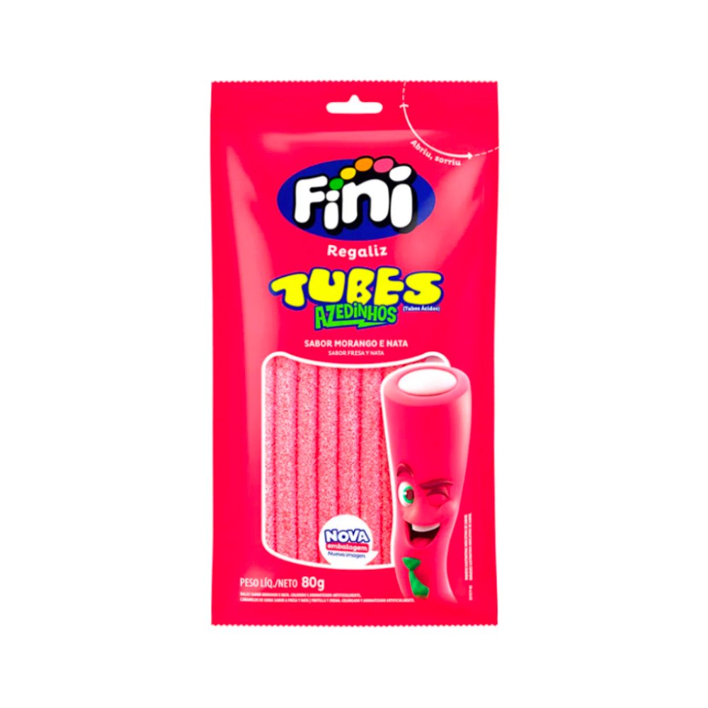Fini Tubes Morango Citrico 80g